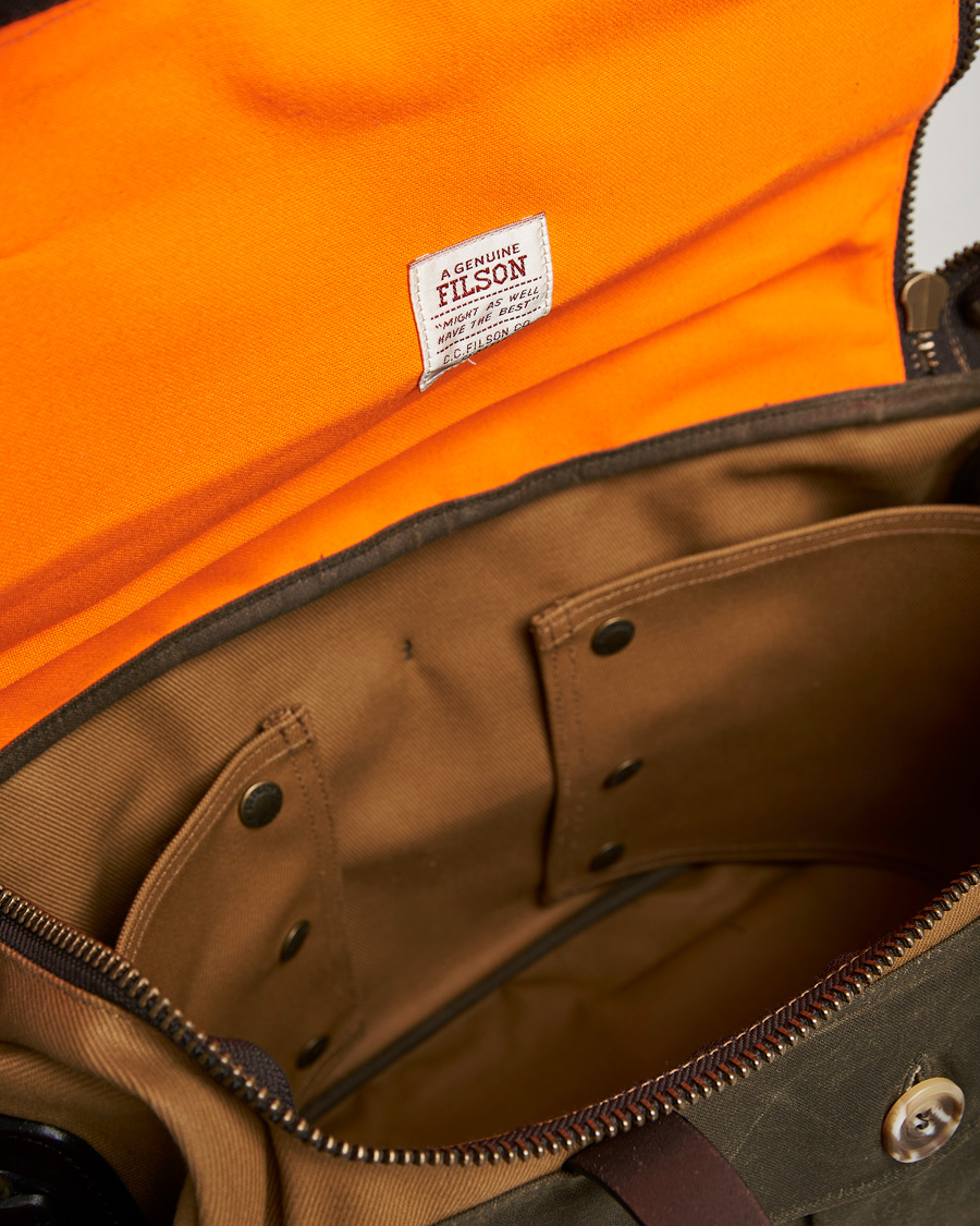 Herren | Filson Heritage Sportsman Bag Tan/Otter Green | Filson | Heritage Sportsman Bag Tan/Otter Green