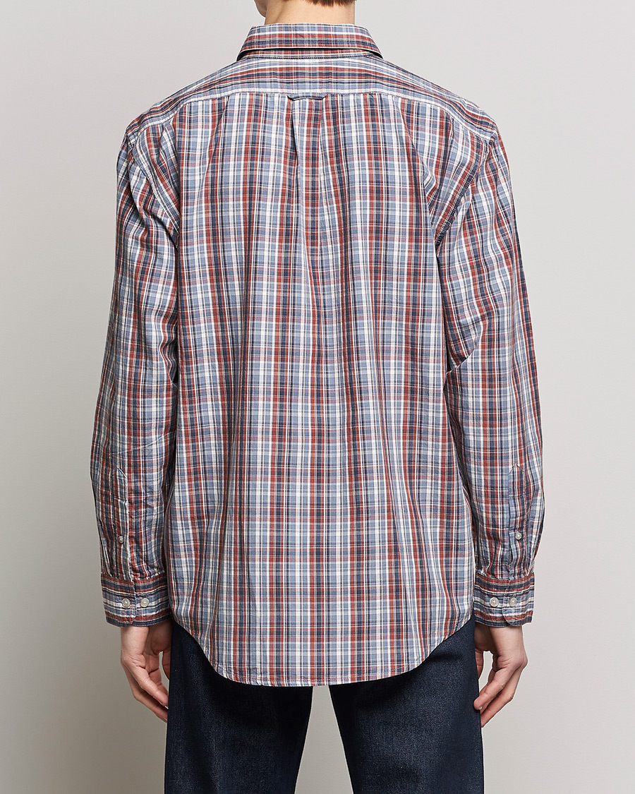 Herren | Hemden | Filson | Washed Feather Cloth Shirt Navy/Iron/Ivory