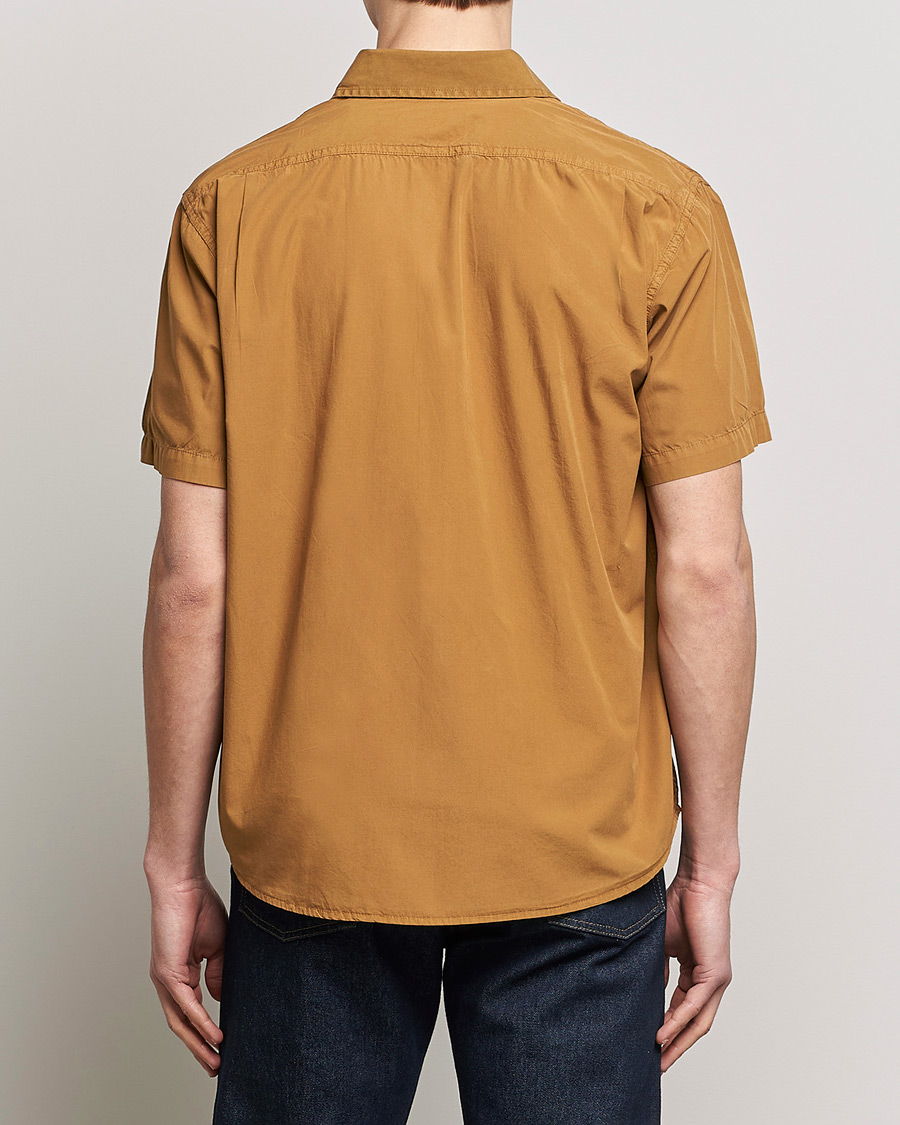 Herren | Hemden | Filson | Washed Feather Cloth Short Sleeve Shirt Gold Ochre