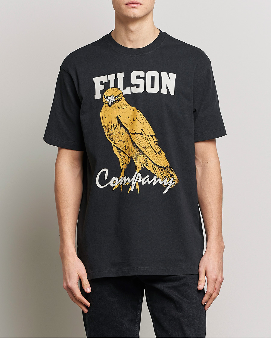 Herren | Schwartze t-shirts | Filson | Pioneer Graphic T-Shirt Black