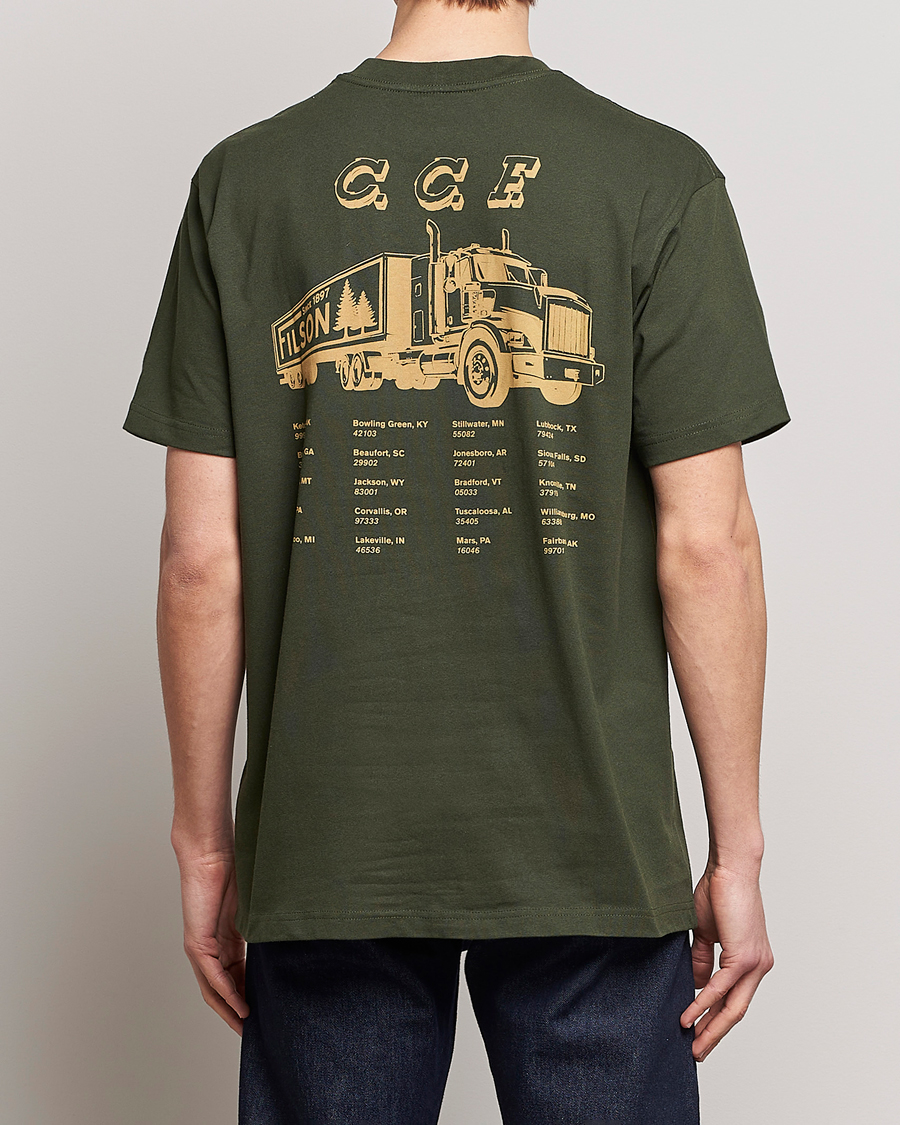 Herren | T-Shirts | Filson | Pioneer Graphic T-Shirt Dark Timberland