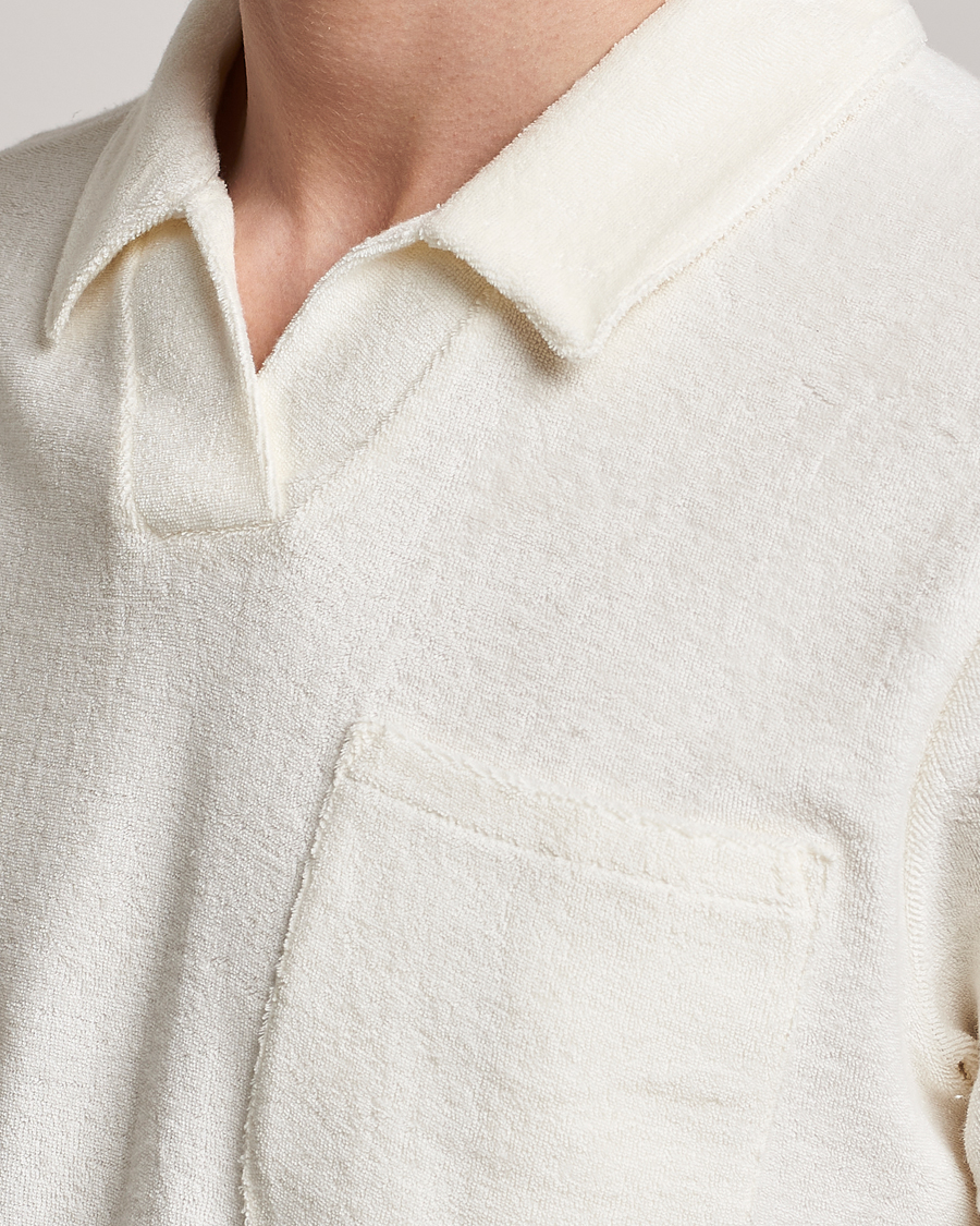 Herren | Poloshirts | The Resort Co | Terry Polo Shirt White