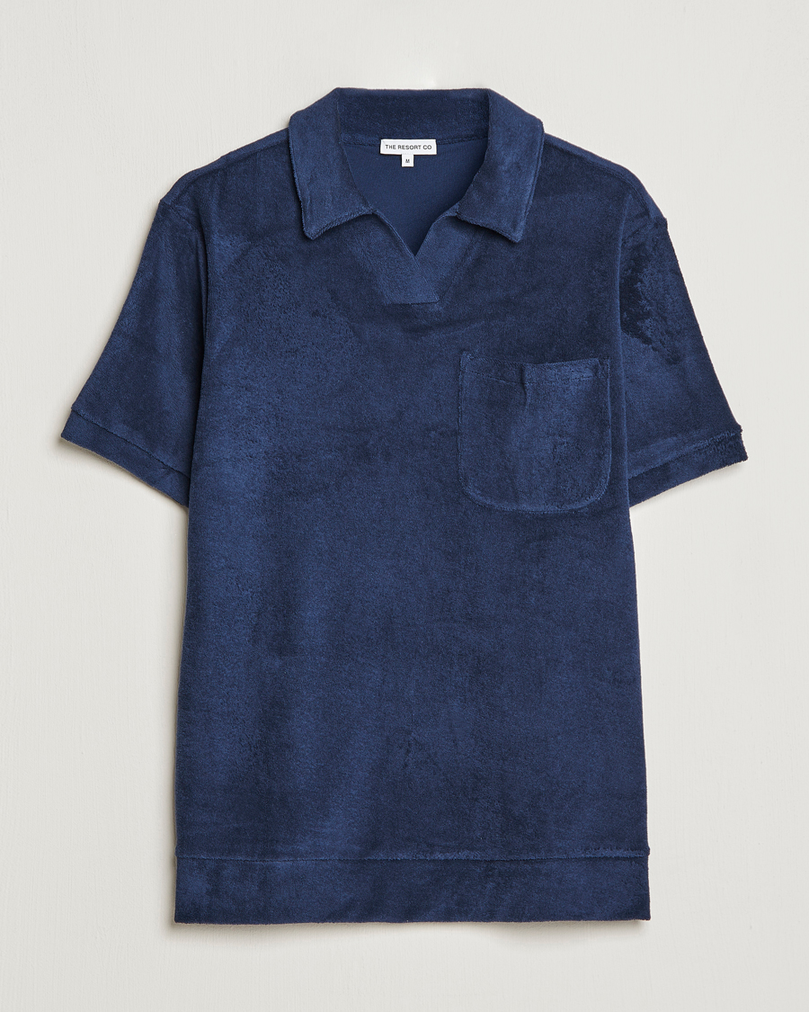 Herren | Poloshirts | The Resort Co | Terry Polo Shirt Navy