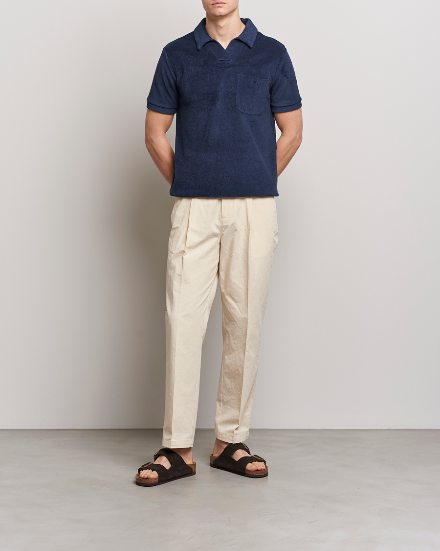 Herren | Poloshirts | The Resort Co | Terry Polo Shirt Navy