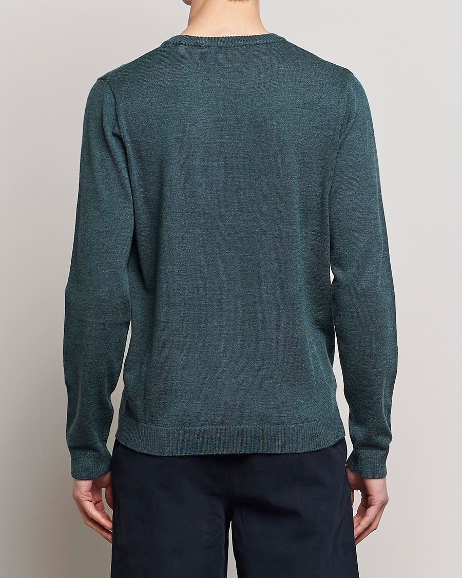 Herren | Pullover | A Day's March | Alagon Merino Crew Pine mel