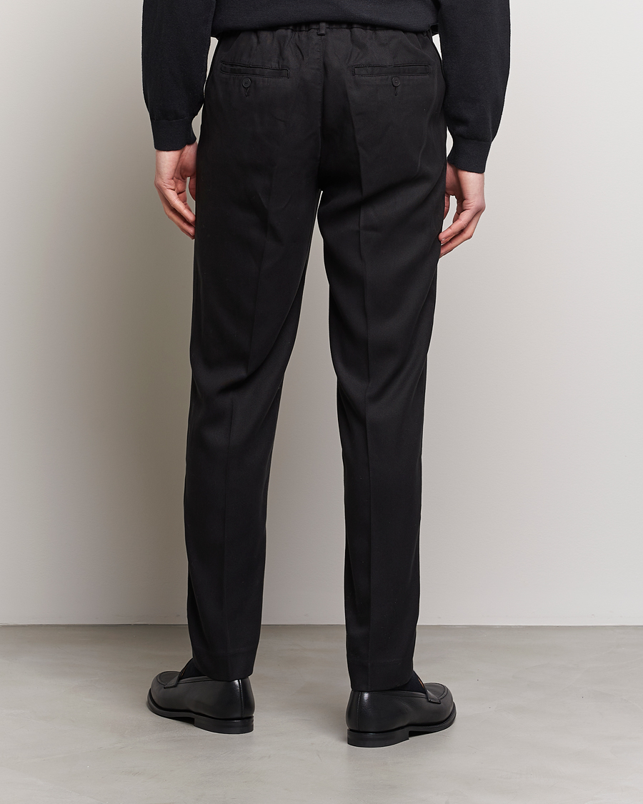 Herren | Hosen | A Day's March | Smart Trouser Tencel Black