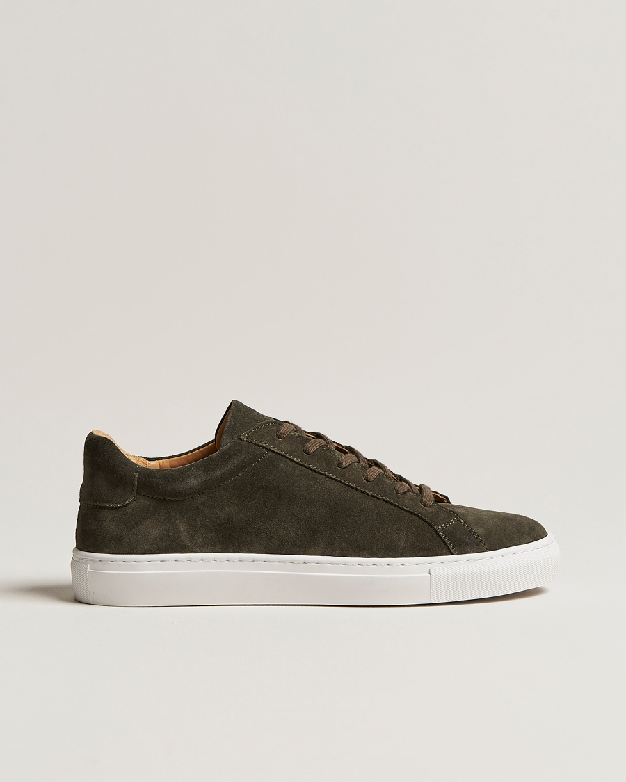 Herren | A Day's March Marching Suede Sneaker Dark Olive | A Day's March | Marching Suede Sneaker Dark Olive