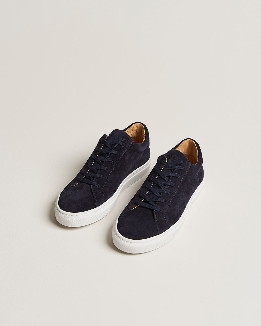 Herren | A Day's March Marching Suede Sneaker Navy | A Day's March | Marching Suede Sneaker Navy