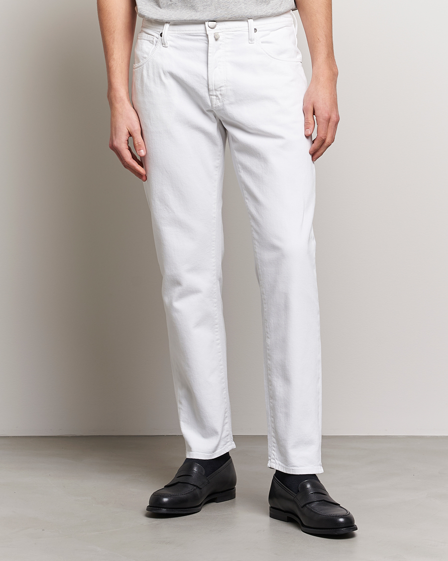 Herren | Hosen | Incotex | Cotton Stretch 5-Pocket Pants White