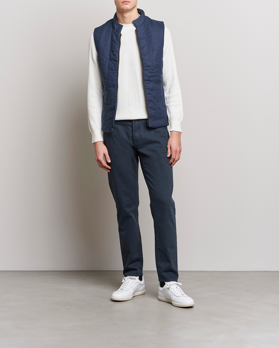 Herren | Hosen | Incotex | Cotton Stretch 5-Pocket Pants Navy