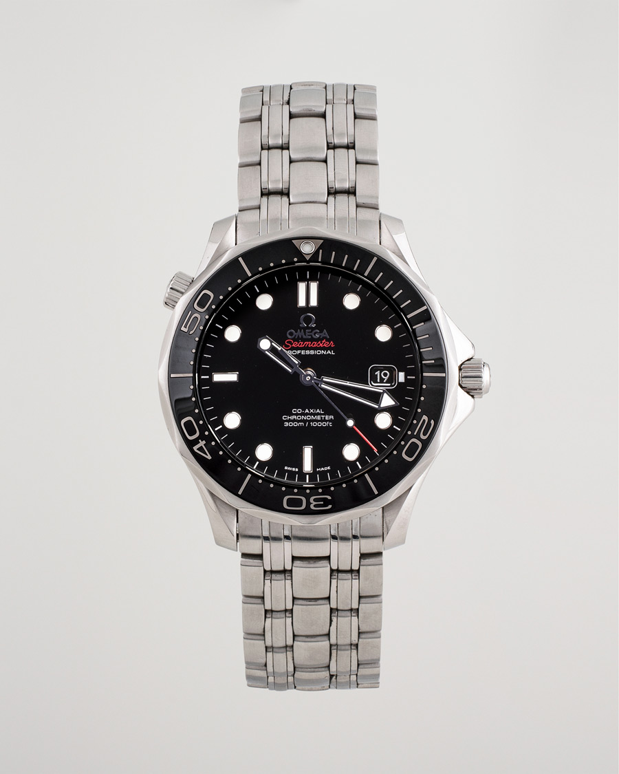 Herren | Omega Pre-Owned Seamaster Diver 300M 212.30.41.20.01.002 Steel Black | Omega Pre-Owned | Seamaster Diver 300M 212.30.41.20.01.002 Steel Black
