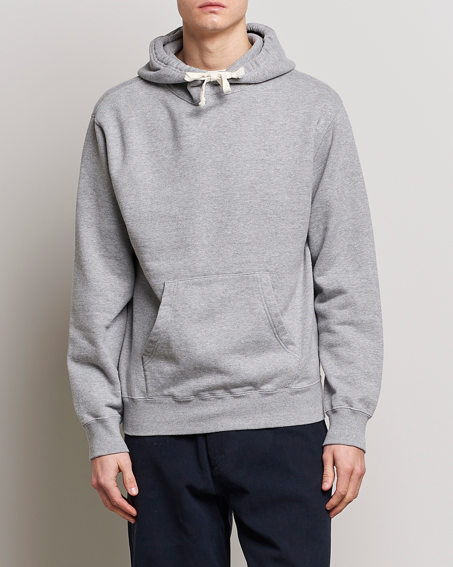 Herren | Pullover | BEAMS PLUS | Japanese Cotton Hoodie Heather Grey