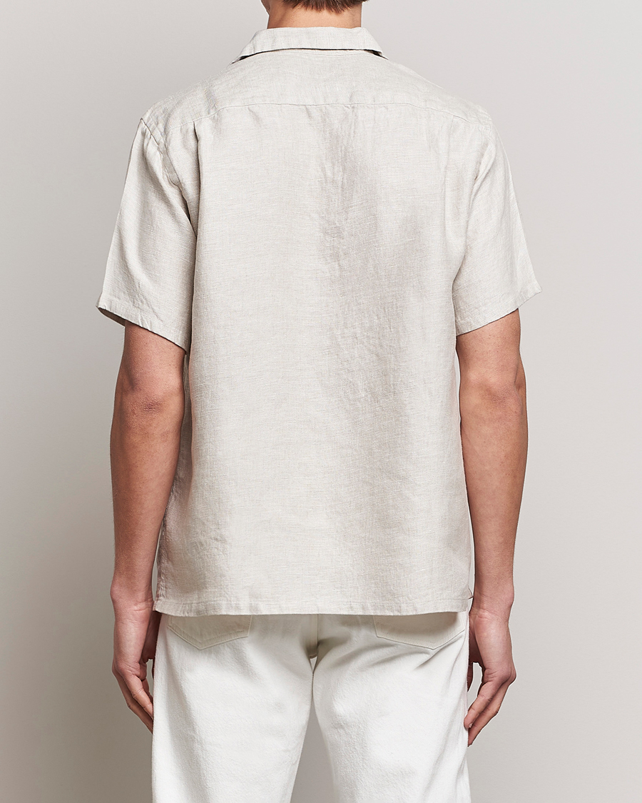 Herren | Hemden | BEAMS PLUS | Linen/Chambray Camp Shirt Natural