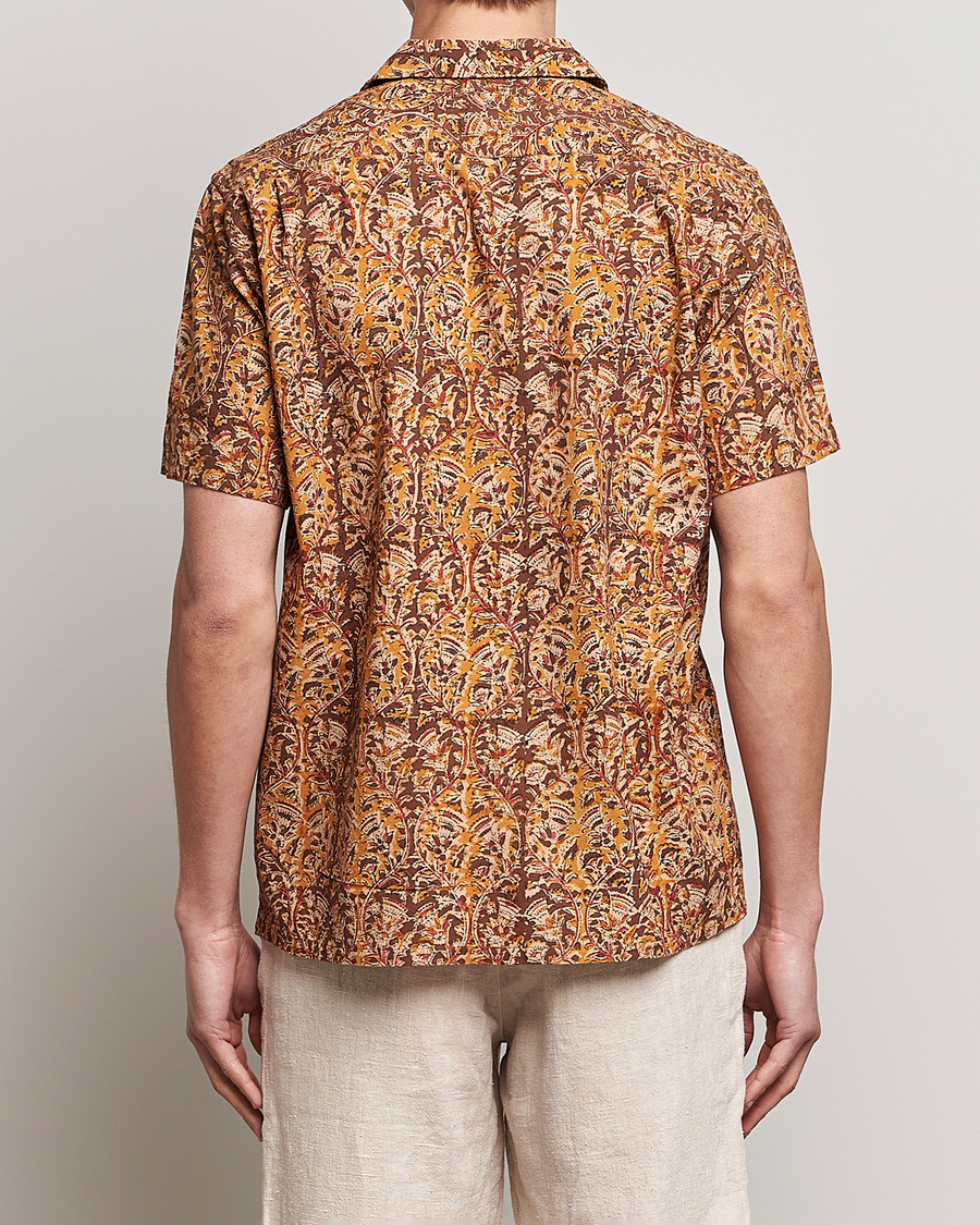 Herren | Hemden | BEAMS PLUS | Block Print Camp Shirt Brown