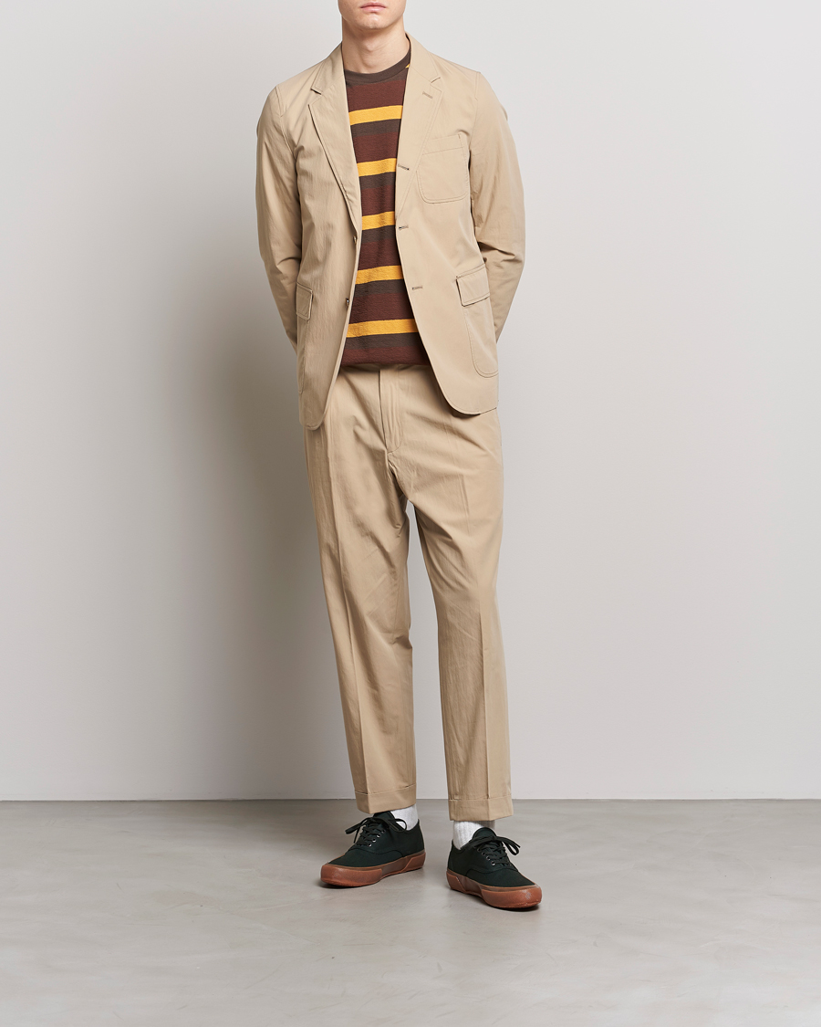 Herren | Hosen | BEAMS PLUS | Comfort Cloth Travel Trousers Beige