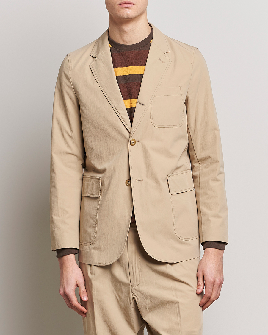 Herren | Sakkos | BEAMS PLUS | Comfort Cloth Travel Jacket Beige