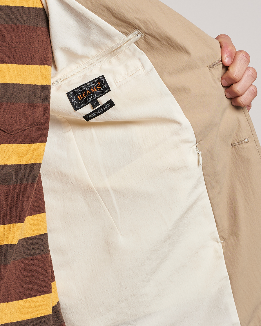 Herren | Sakkos | BEAMS PLUS | Comfort Cloth Travel Jacket Beige