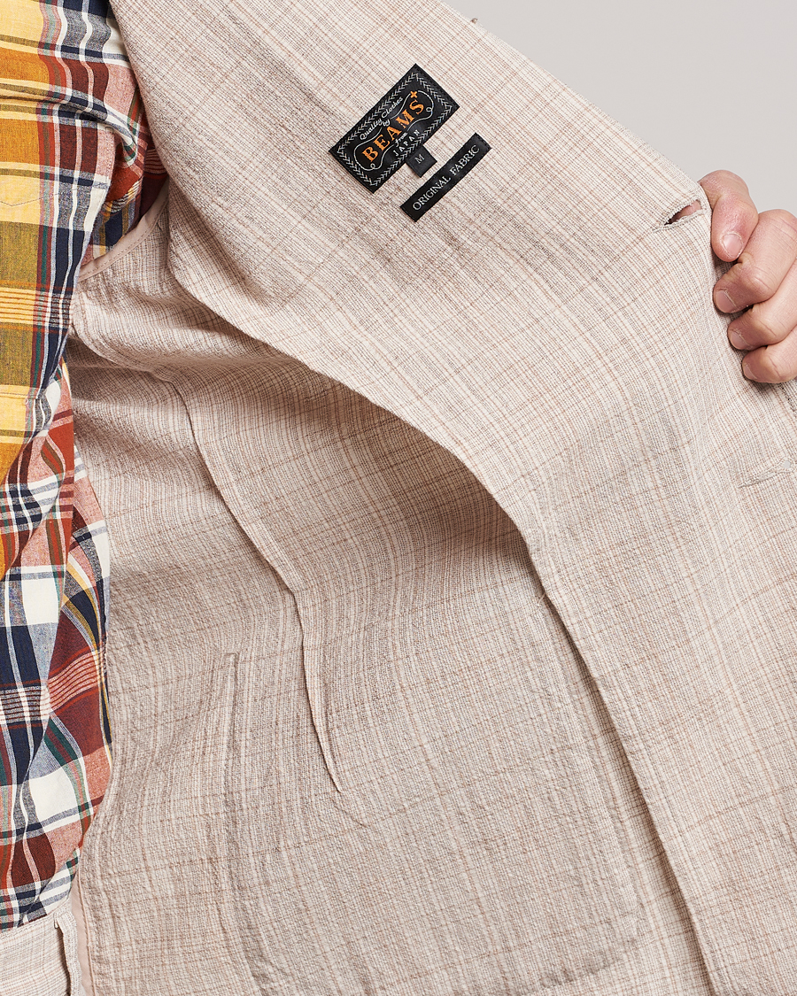 Herren | Sakkos | BEAMS PLUS | Cotton/Linen Comfort Jacket Natural