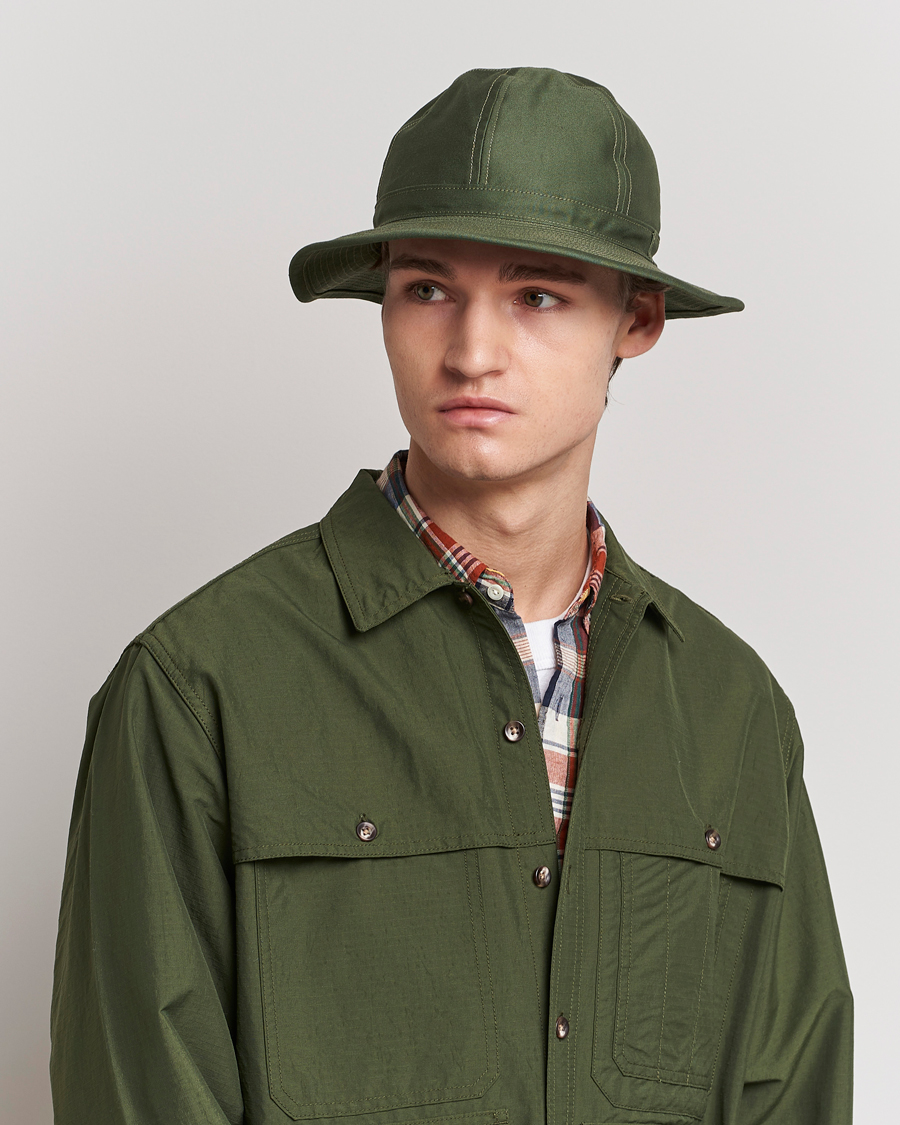 Herren | BEAMS PLUS MIL Cotton Hat Olive | BEAMS PLUS | MIL Cotton Hat Olive