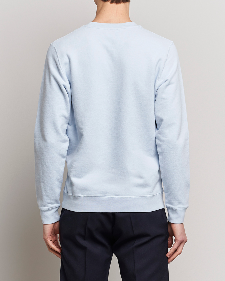 Herren | Pullover | Sunspel | Loopback Sweatshirt Pastel Blue