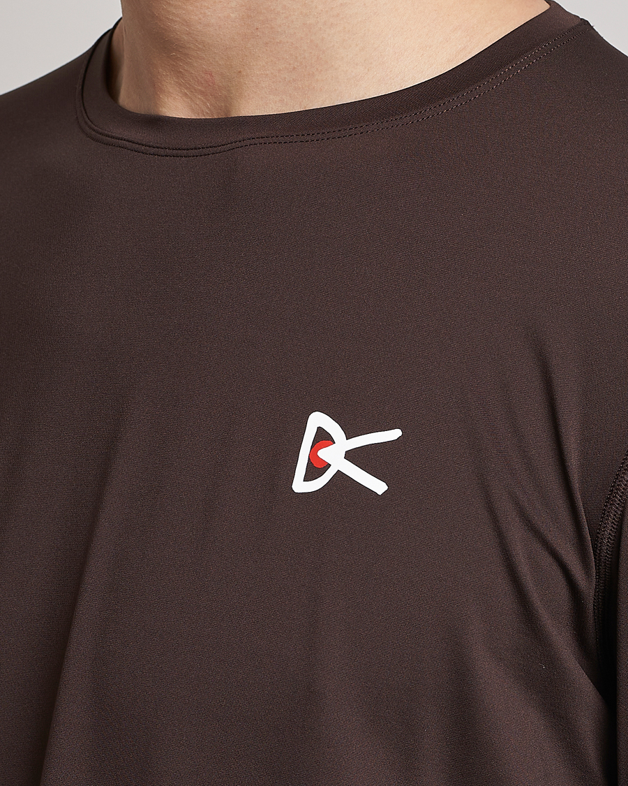 Herren | T-Shirts | District Vision | Deva-Tech Long Sleeve T-Shirt Cacao