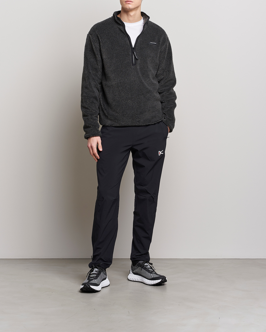 Herren | Pullover | District Vision | Doug Half Zip Fleece Charcoal