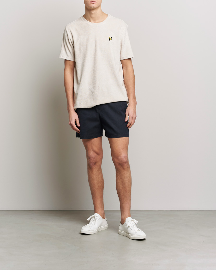 Herren | Shorts | Lyle & Scott | Textured Shorts Dark Navy