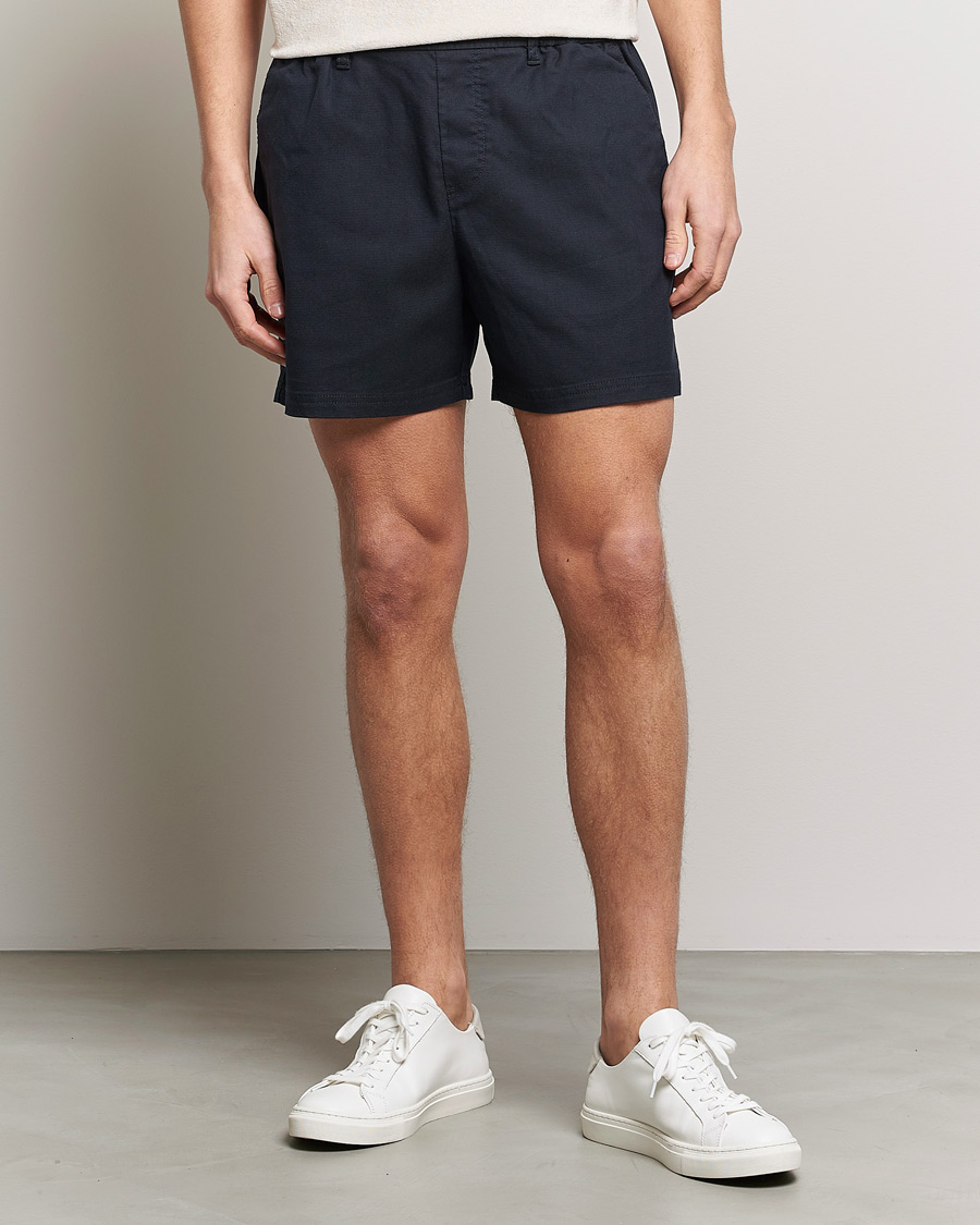Herren | Shorts | Lyle & Scott | Textured Shorts Dark Navy