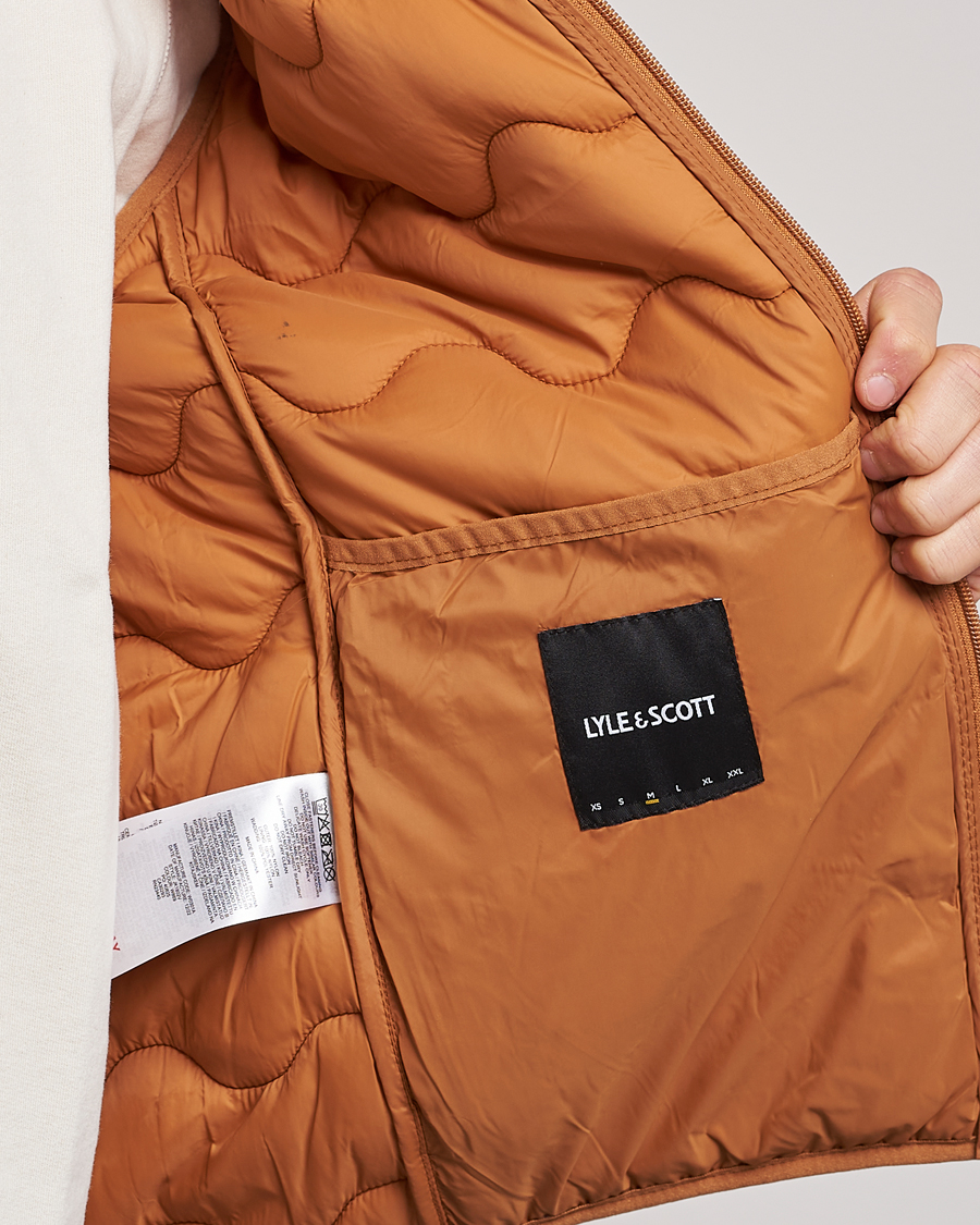 Herren | Westen | Lyle & Scott | Crest Quilted Gilet Vest Salt Burne