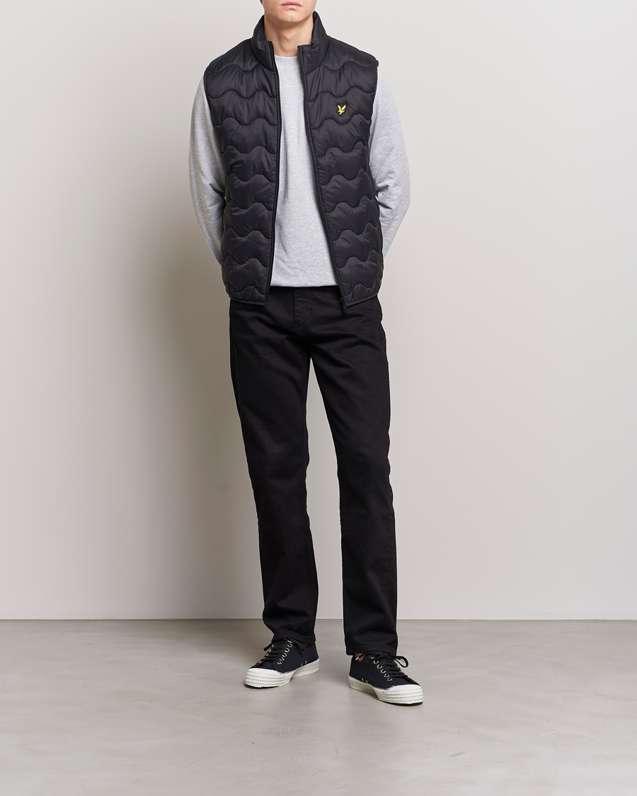 Herren | Westen | Lyle & Scott | Crest Quilted Gilet Vest Black