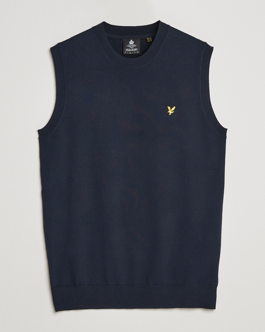 Herren | Pullover | Lyle & Scott | Cotton Vest Dark Navy