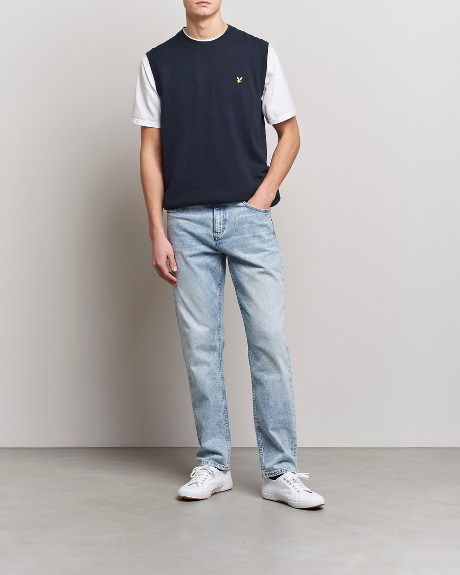 Herren | Pullover | Lyle & Scott | Cotton Vest Dark Navy
