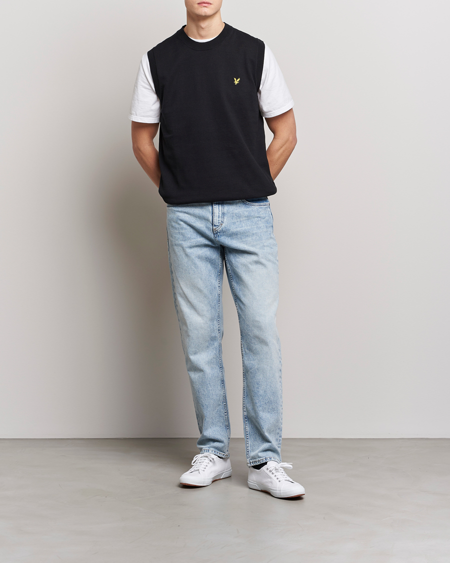 Herren | Pullover | Lyle & Scott | Cotton Vest Black