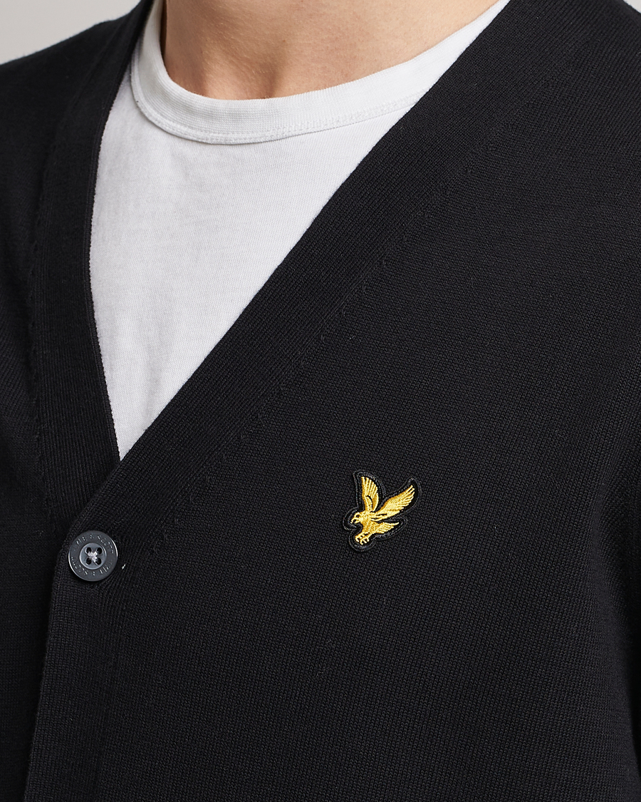 Herren | Pullover | Lyle & Scott | Cotton Cardigan Black