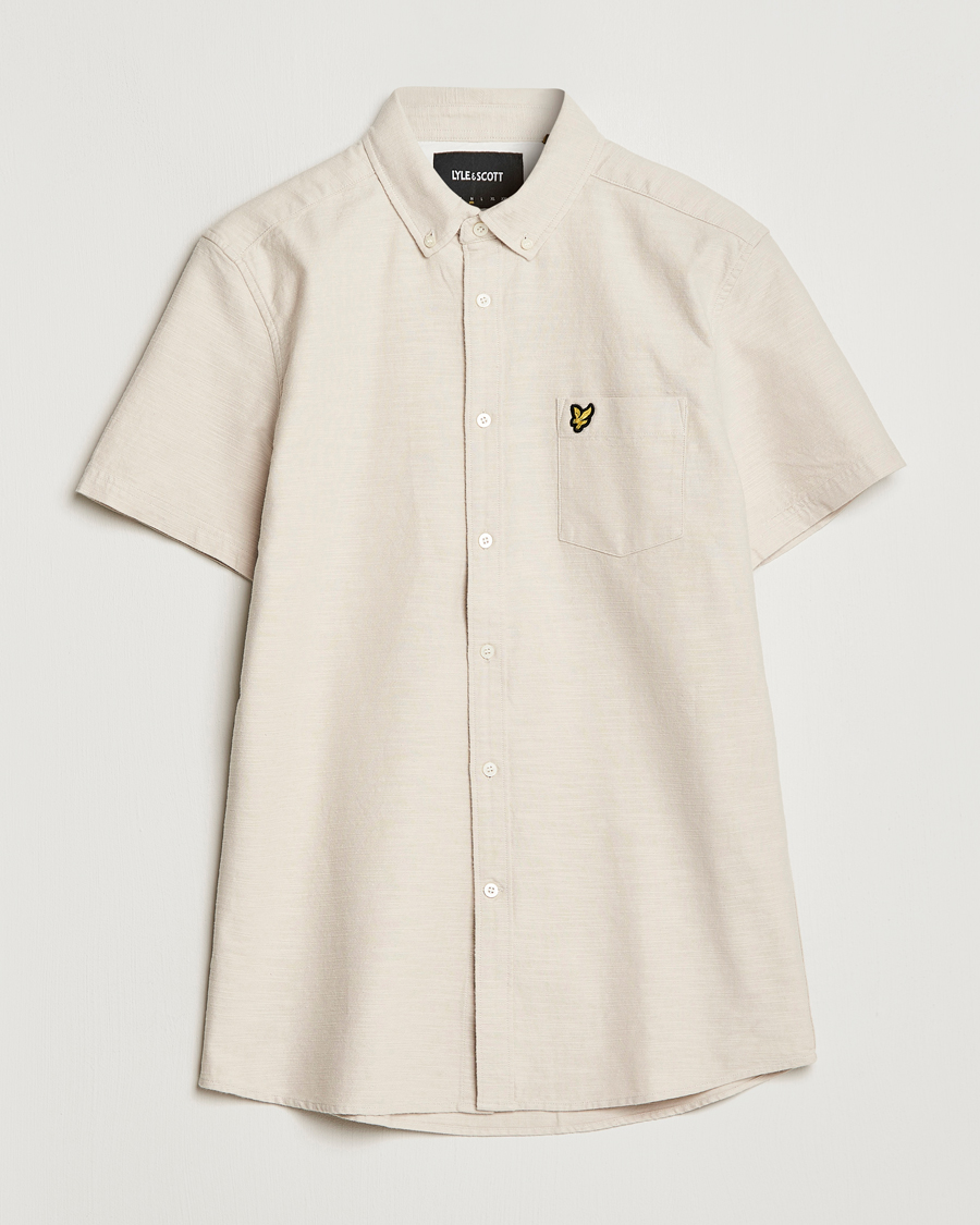 Herren | Hemden | Lyle & Scott | Cotton Slub Short Sleeve Shirt Cove