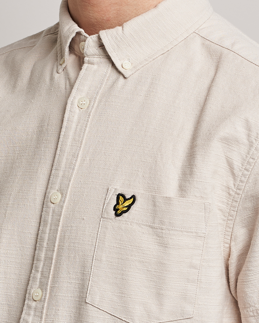 Herren | Hemden | Lyle & Scott | Cotton Slub Short Sleeve Shirt Cove