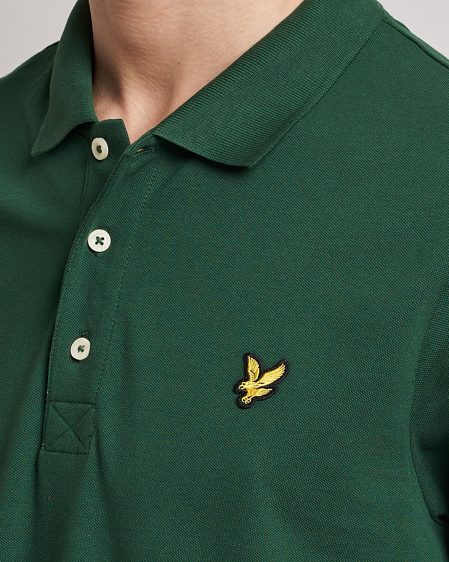 Herren | Poloshirts | Lyle & Scott | Plain Pique Polo English Green