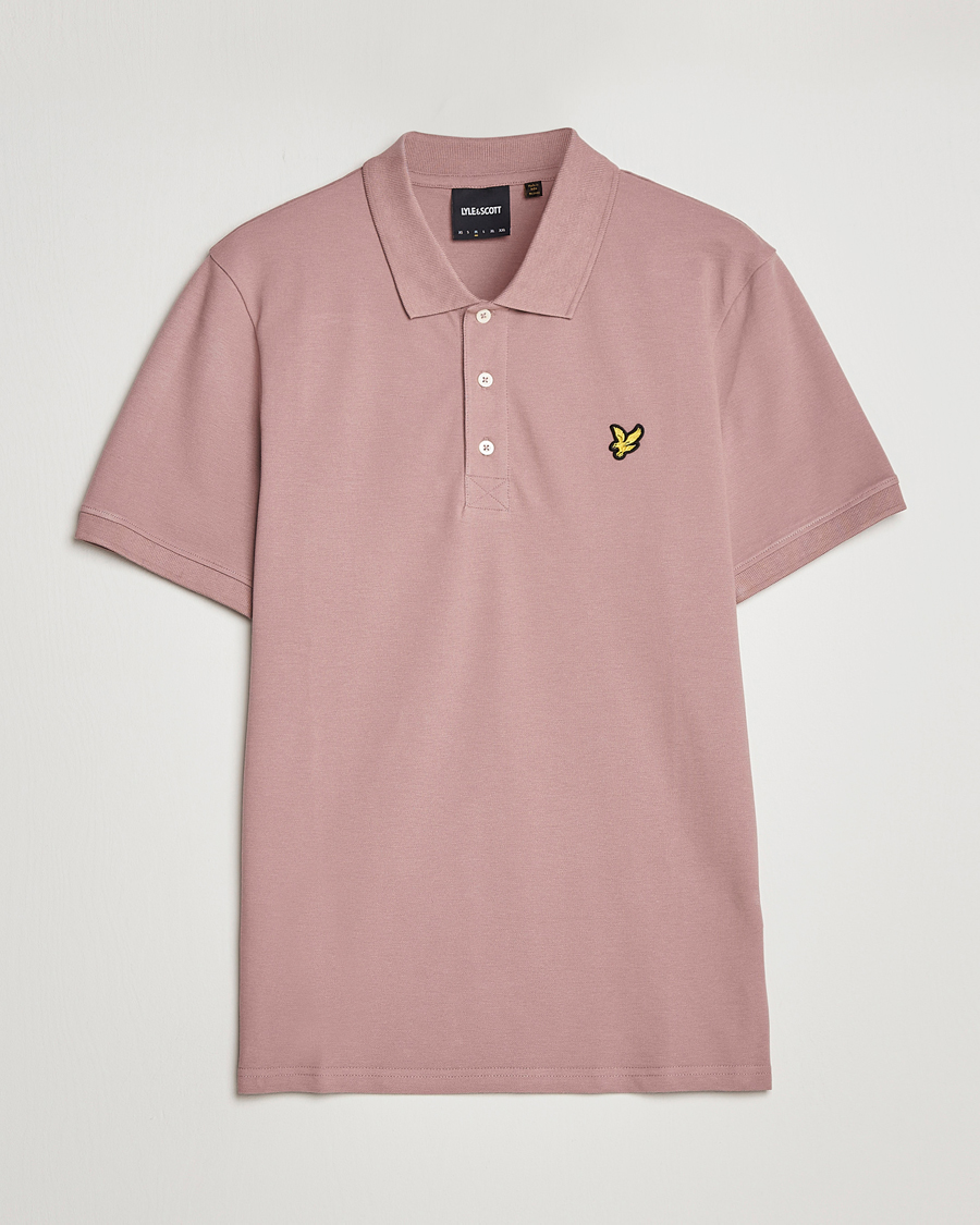 Herren | Poloshirts | Lyle & Scott | Plain Pique Polo Hutton Pink