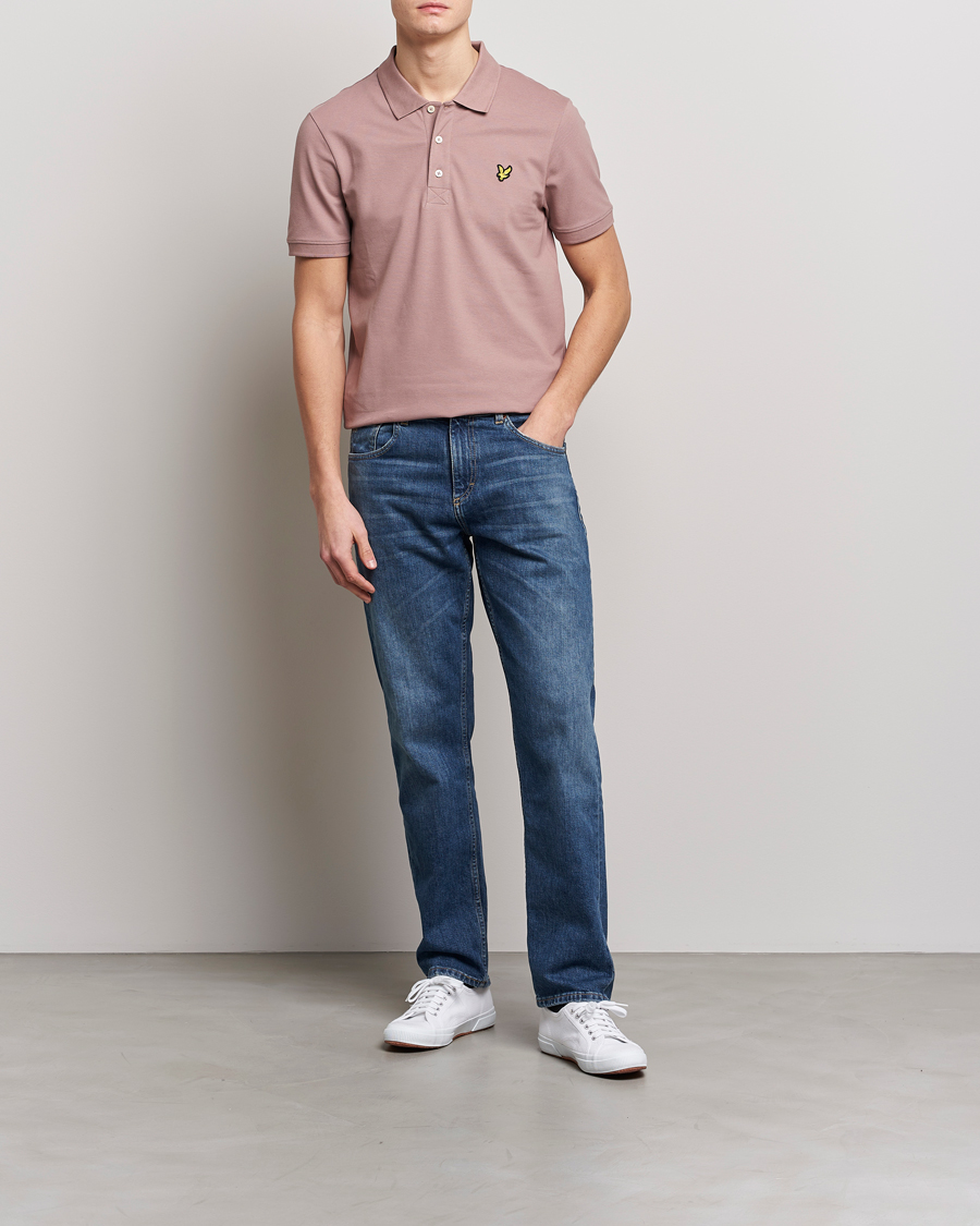 Herren | Poloshirts | Lyle & Scott | Plain Pique Polo Hutton Pink