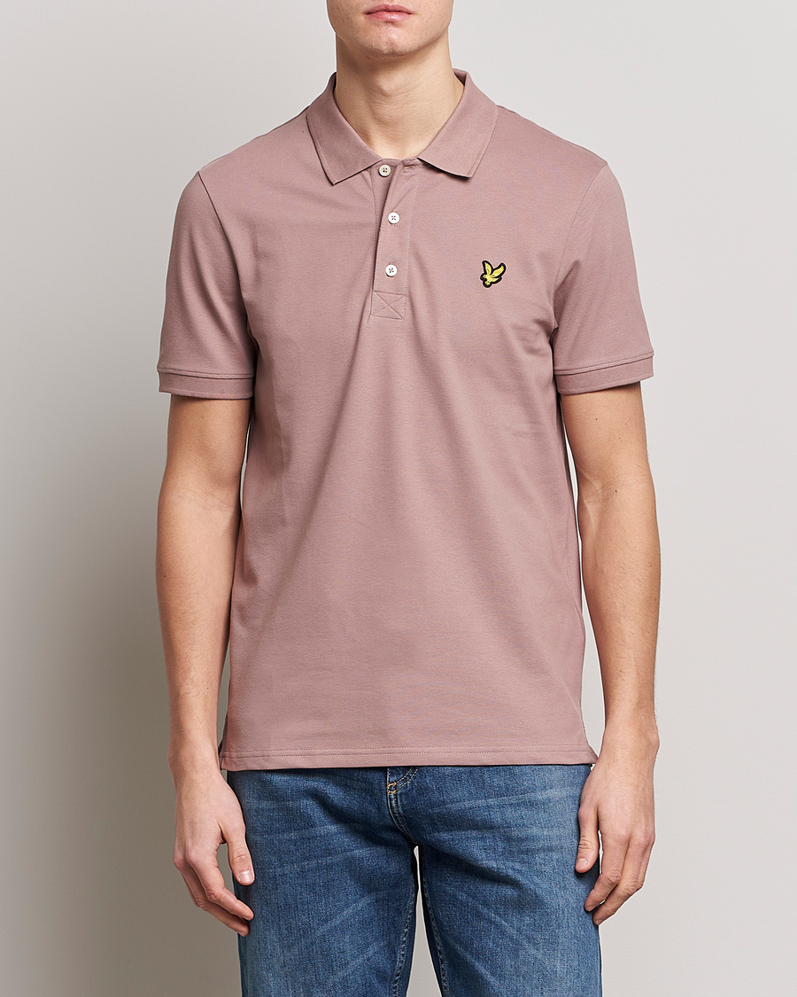 Herren | Poloshirts | Lyle & Scott | Plain Pique Polo Hutton Pink