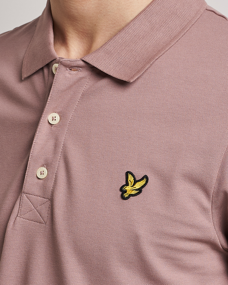 Herren | Poloshirts | Lyle & Scott | Plain Pique Polo Hutton Pink