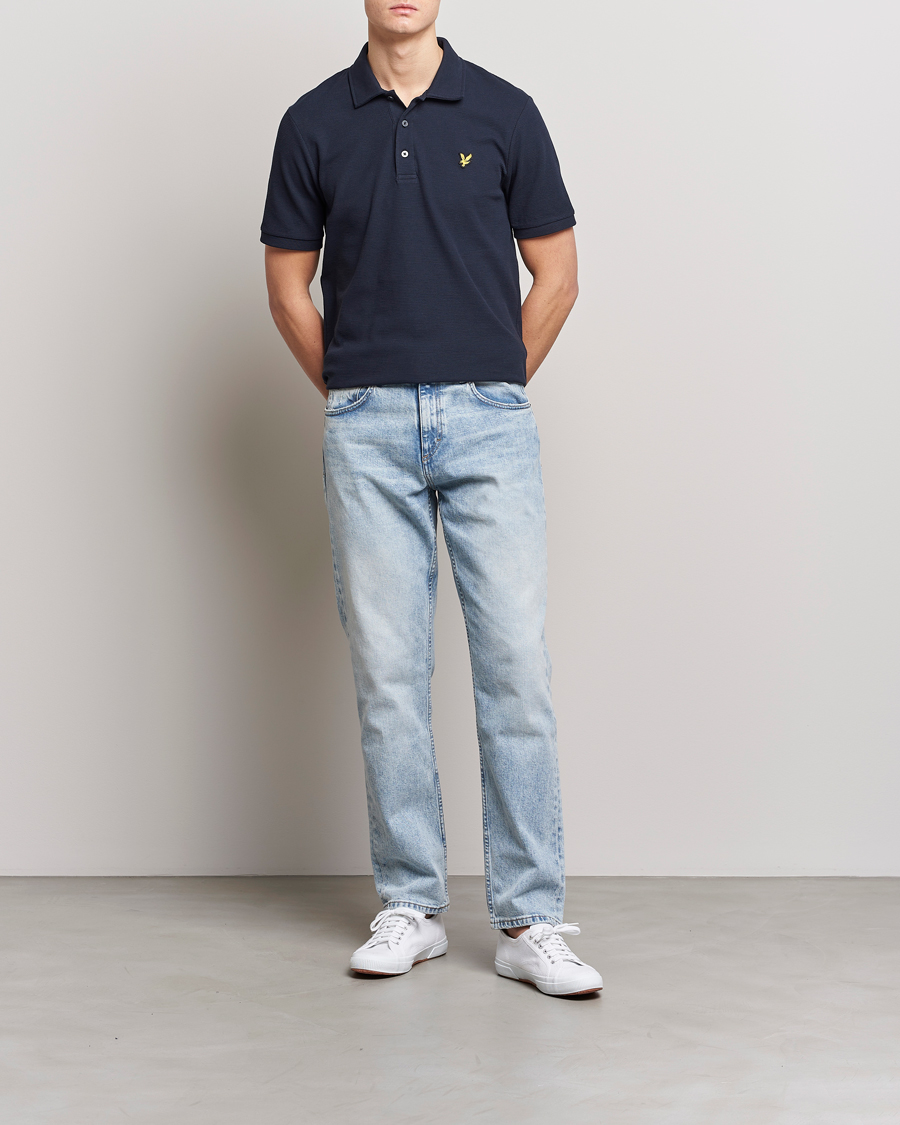 Herren | Poloshirts | Lyle & Scott | Milano Trim Pique Polo Dark Navy