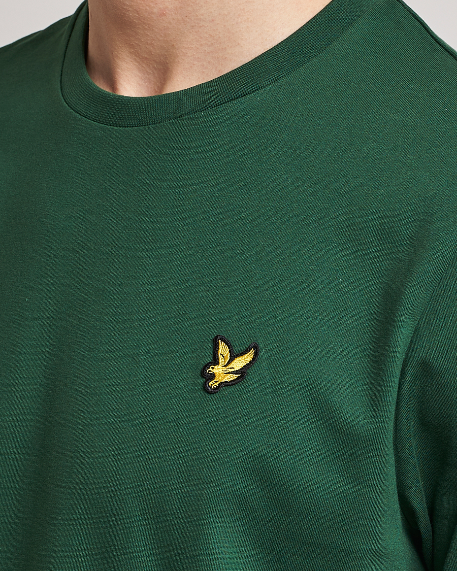 Herren | T-Shirts | Lyle & Scott | Crew Neck Organic Cotton Tee English Green