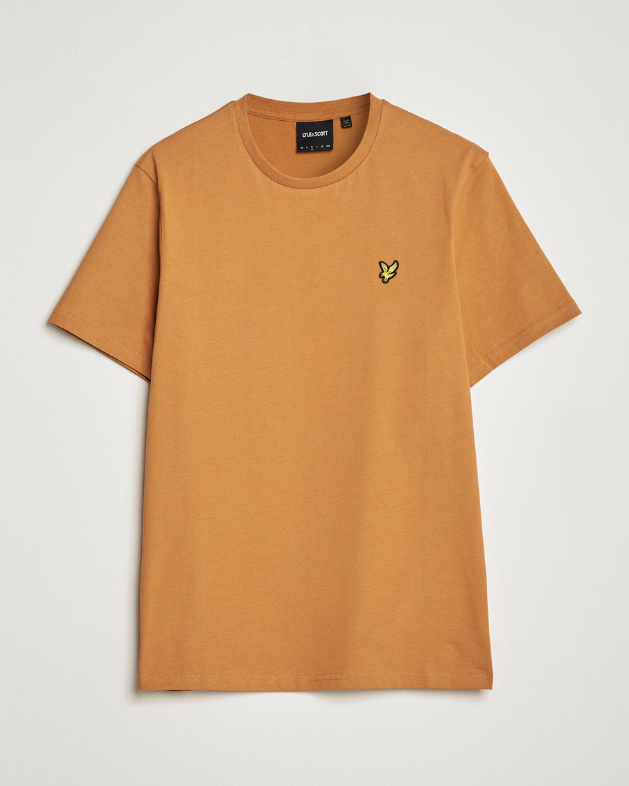 Herren | T-Shirts | Lyle & Scott | Crew Neck Organic Cotton Tee Salt Burne