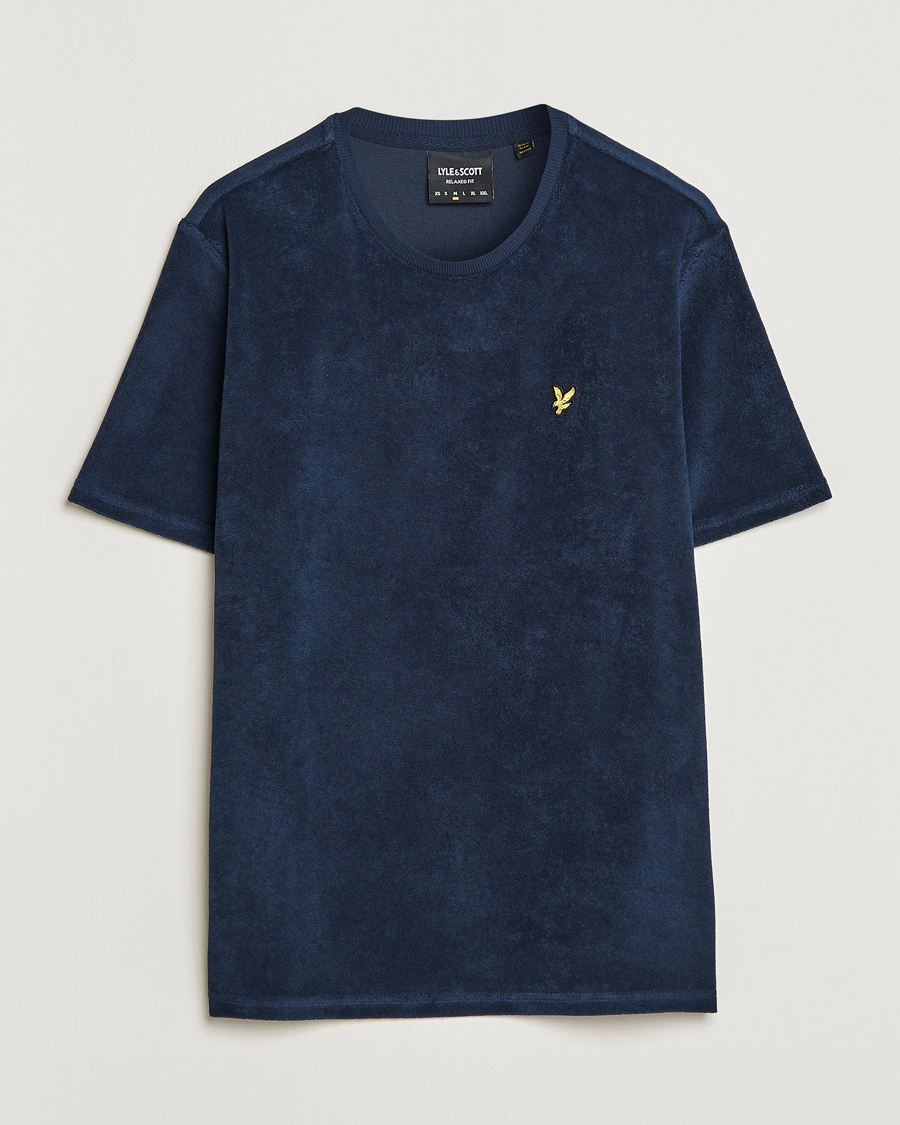 Herren | T-Shirts | Lyle & Scott | Terry T-Shirt Dark Navy
