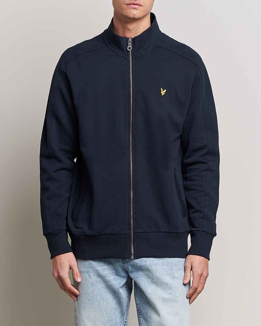 Herren | Pullover | Lyle & Scott | Track Full Zip Sweater Dark Navy