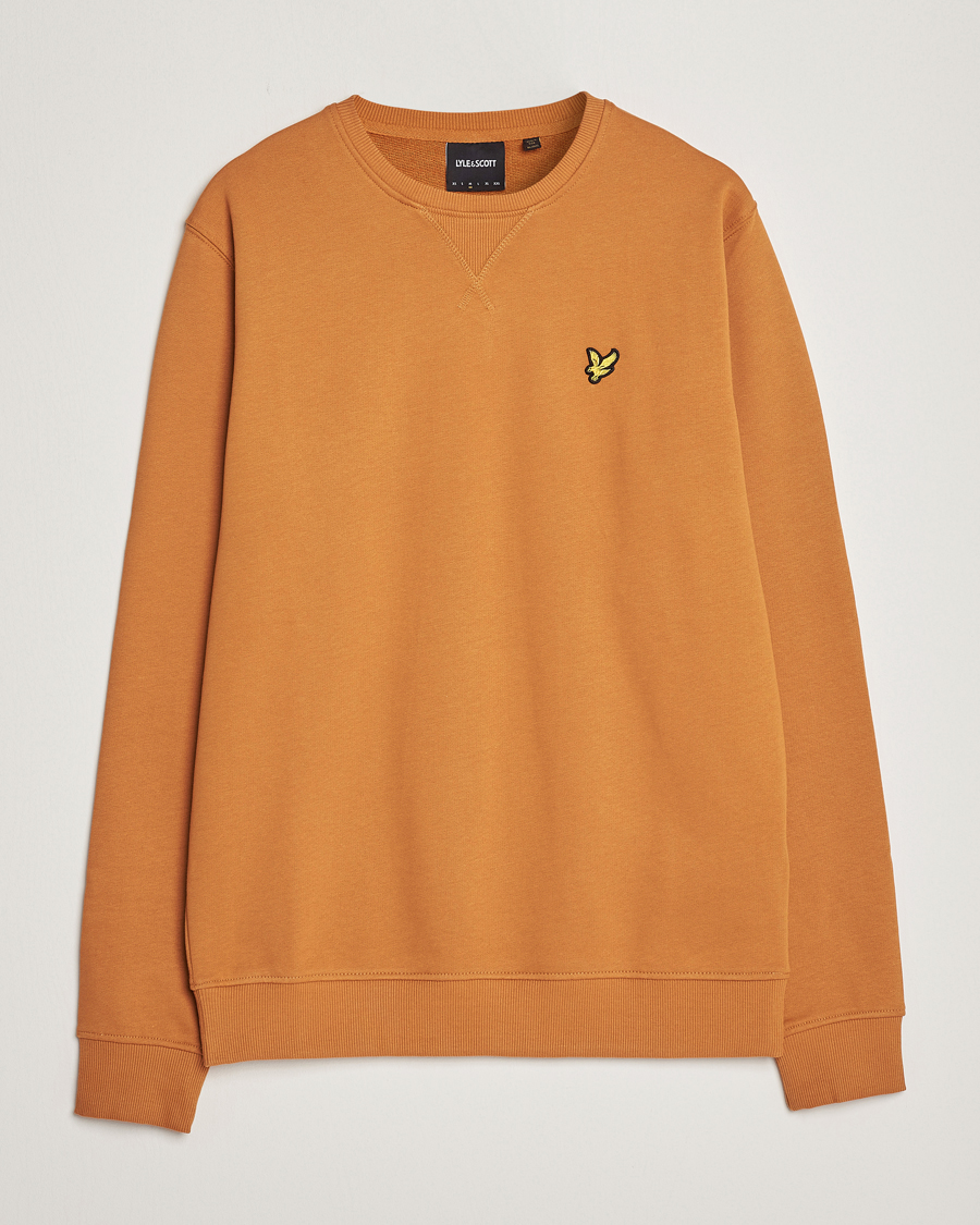 Herren | Pullover | Lyle & Scott | Crew Neck Cotton Sweatershirt Salt Burne