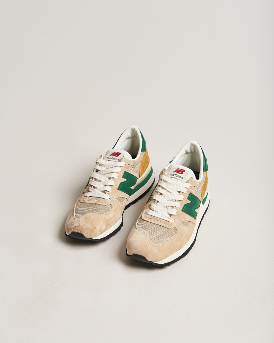 Herren | New Balance 990 Made In USA Sneakers Tan | New Balance | 990 Made In USA Sneakers Tan