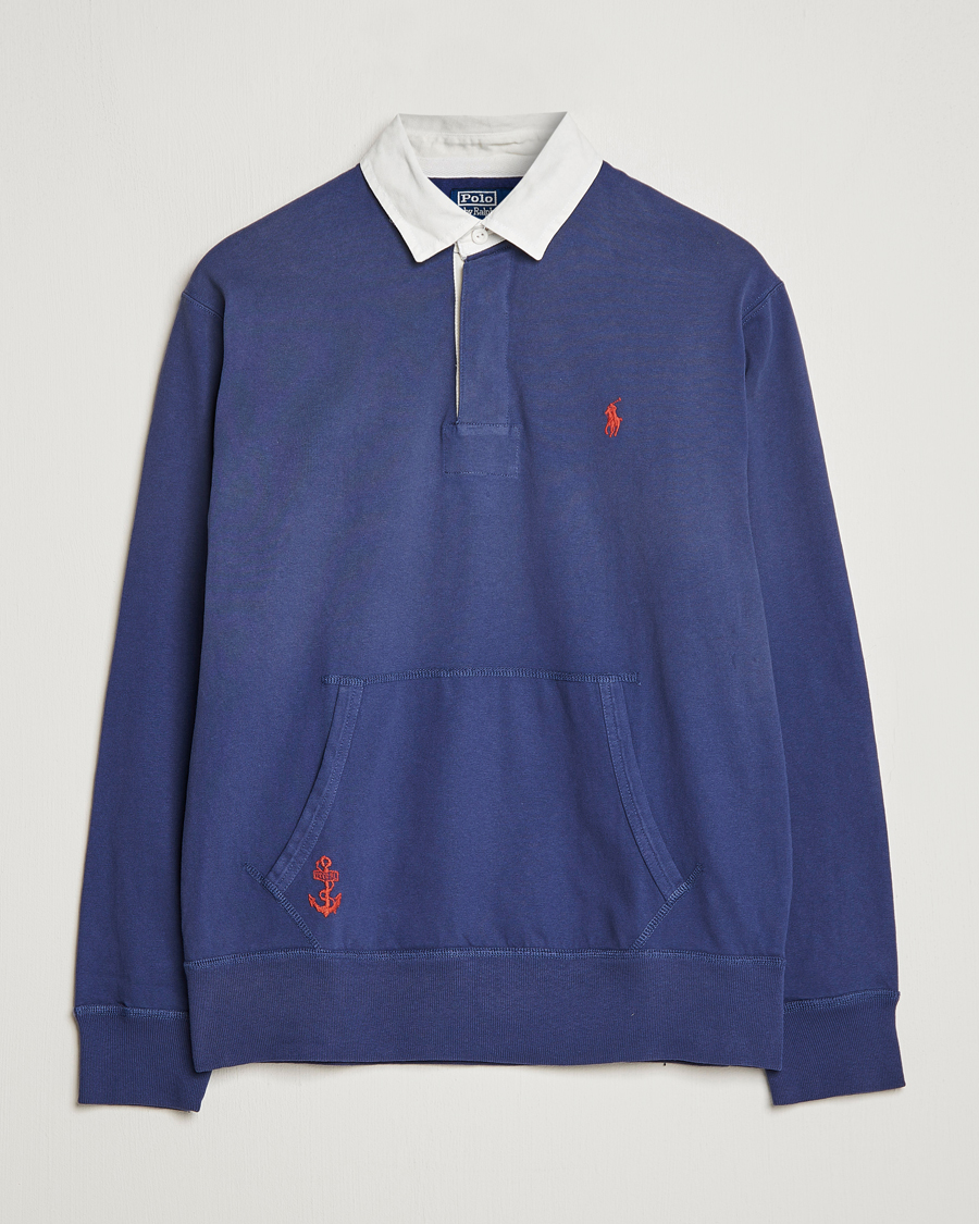 Herren | Pullover | Polo Ralph Lauren | Jersey Flag Rugger Boathouse Navy