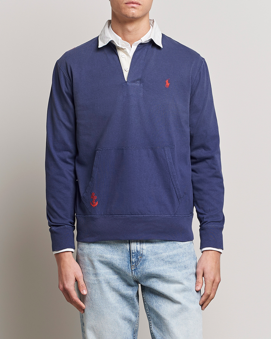Herren | Pullover | Polo Ralph Lauren | Jersey Flag Rugger Boathouse Navy
